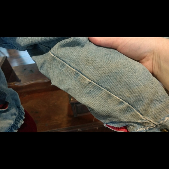 RARE 1980s Gearing Up Denim Jacket - Picture 13 of 16